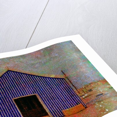 Striped House by Anonymous
