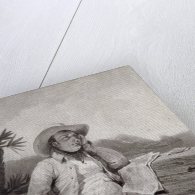 Portrait of Napoleon I in St Helena by Samuel William Reynolds