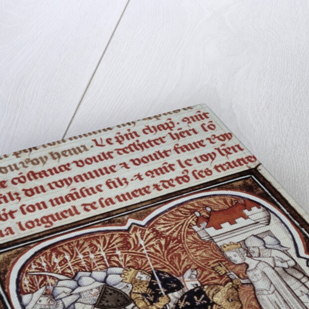 Constance of Arles surrendering to his son king Henry I of France by Anonymous