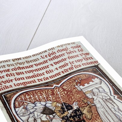 Constance of Arles surrendering to his son king Henry I of France by Anonymous