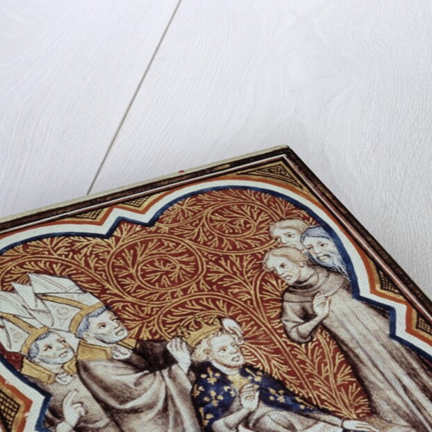 The coronation of King Louis VI the Fat by Jean Fouquet