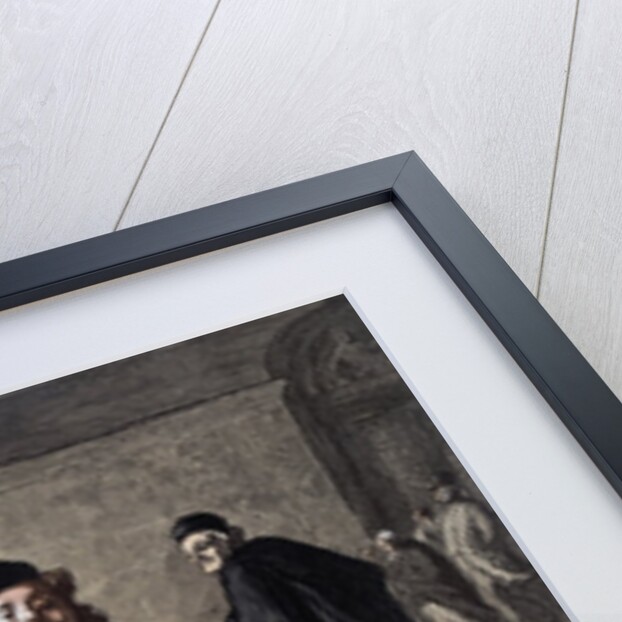 A lawyer descending the Grand staircase of the Palace of Justice by Anonymous