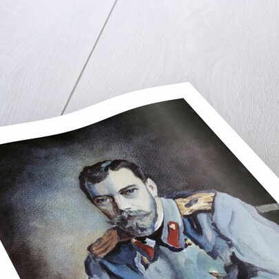 Portrait of Tsar Nicolas II of Russia by Anonymous