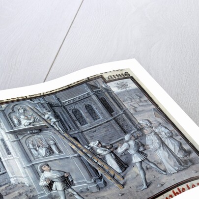 The building of the Gothic cathedrals - 15th century by Anonymous