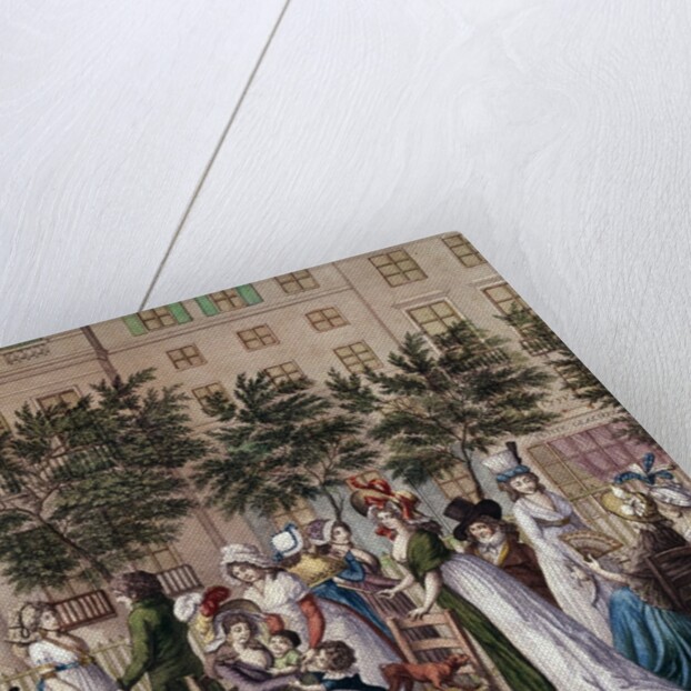 The walk on the Boulevard des Italiens in Paris by Desrais