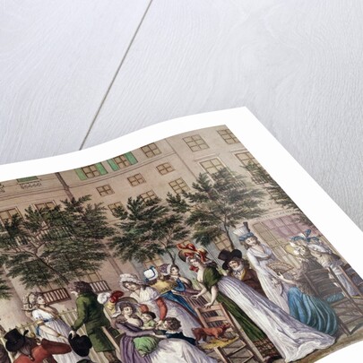 The walk on the Boulevard des Italiens in Paris by Desrais