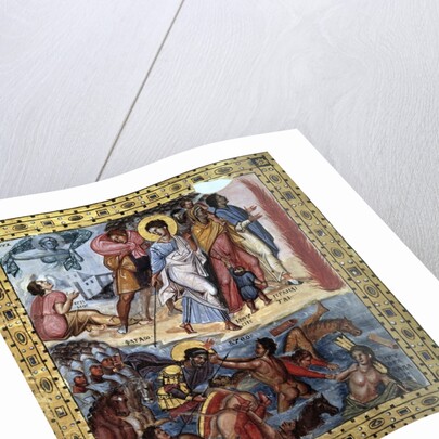 The crossing of the Red Sea by the Hebrews - 10th century illumi by Anonymous