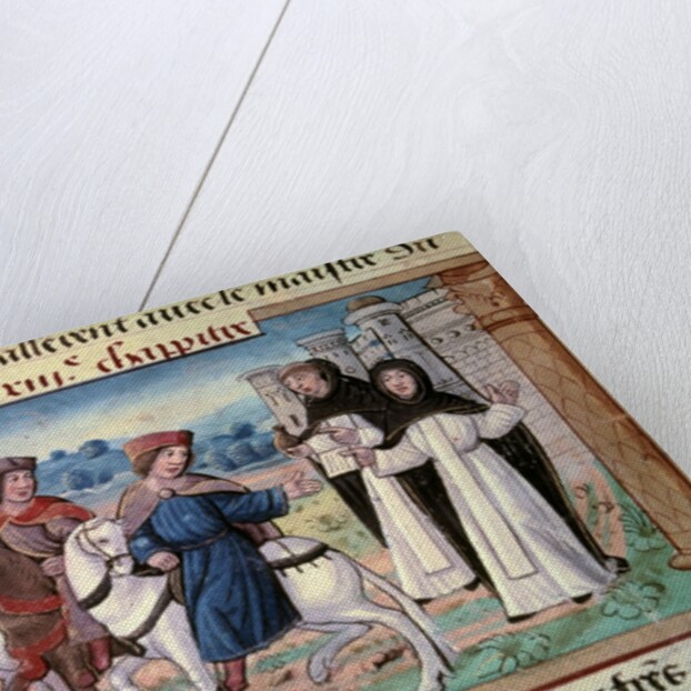 The departure of Niccolo and Maffeo Polo, with the young Marco Polo by Anonymous