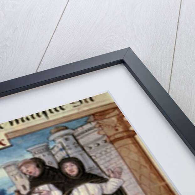 The departure of Niccolo and Maffeo Polo, with the young Marco Polo by Anonymous