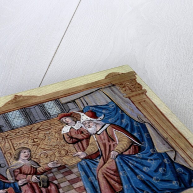 Niccolo and Maffeo Polo in front of Kublai Khan by Anonymous