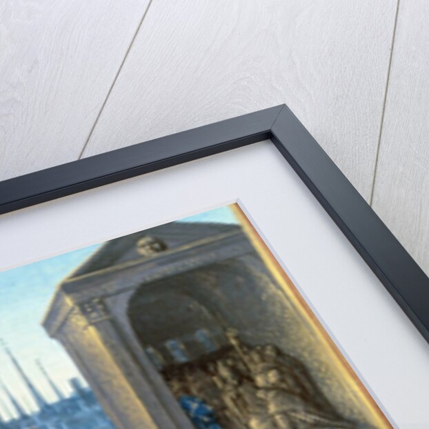 The construction of the palace of Aachen by Charlemagne