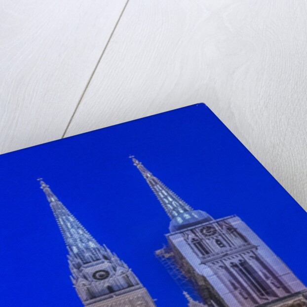 Zagreb Cathedral at Dawn by Anonymous