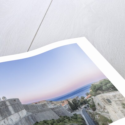 Minceta Tower and Old Town at Dawn by Anonymous