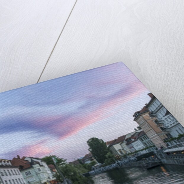 Ljubljana River Sunset by Anonymous