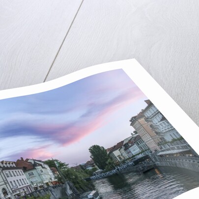 Ljubljana River Sunset by Anonymous
