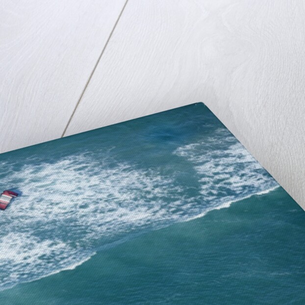 Aerial View of kitesurfer by Anonymous