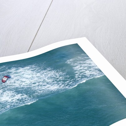 Aerial View of kitesurfer by Anonymous