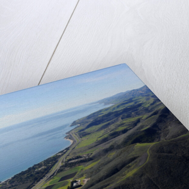 Aerial view of the Pacific Coast Highway in Capitan, California by Anonymous