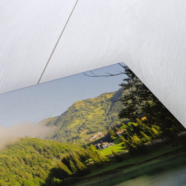 Sauris lake ad Sauris di Sotto in spring, Friuli, Carnia, Italy by Anonymous
