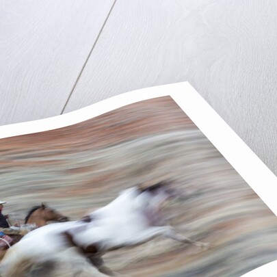 Cowboy at Full Gallop in motion by Anonymous
