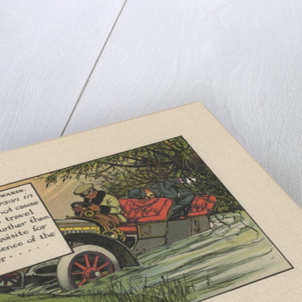 Motoritis, or other interpretations of the Motor Act. Travelling Backwards Article IV (1), 1906. by Anonymous