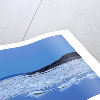 Full Moon and Melting Sea Ice, Repulse Bay, Nunavut Territory, Canada by Anonymous