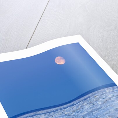 Full Moon and Melting Sea Ice, Repulse Bay, Nunavut Territory, Canada by Anonymous