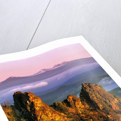 Morning light on Paulina Peak by Anonymous