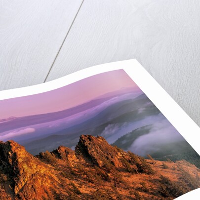 Morning light on Paulina Peak by Anonymous