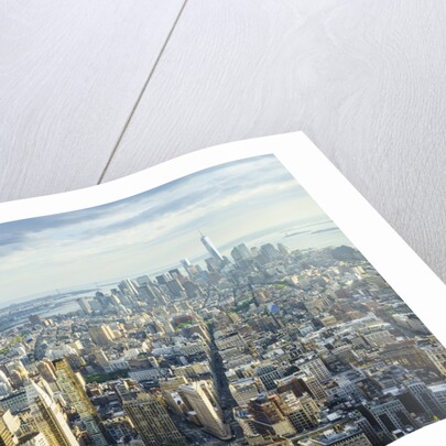 Manhattan skyline from above, New York City by Anonymous