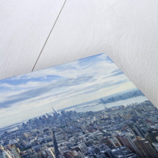 Manhattan skyline from above, New York City by Anonymous