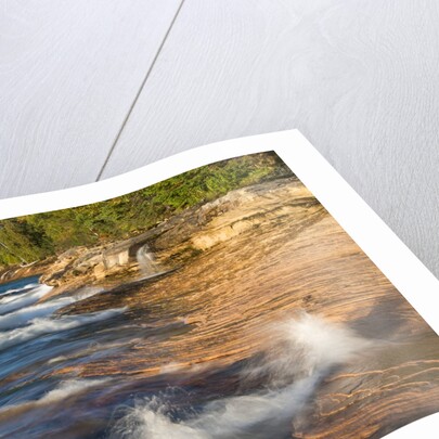 Small waterfall along the edge of Miner's beach at Lake Superior in Pictured Rocks National Seashore by Anonymous