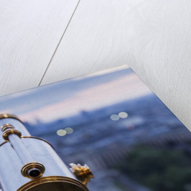 Viewing Telescope atop Eiffel Tower, Paris, France by Anonymous