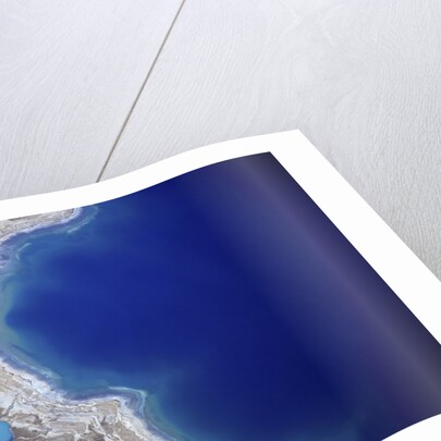Dead Sea from above. by Anonymous