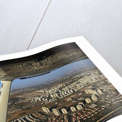 Landscape from above between Tel Aviv and Jerusalem. by Anonymous