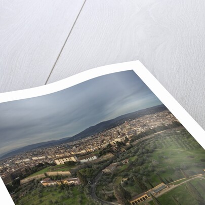 Air view of the town by drone by Anonymous