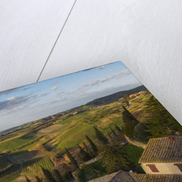 Air view of the old town by drone by Anonymous