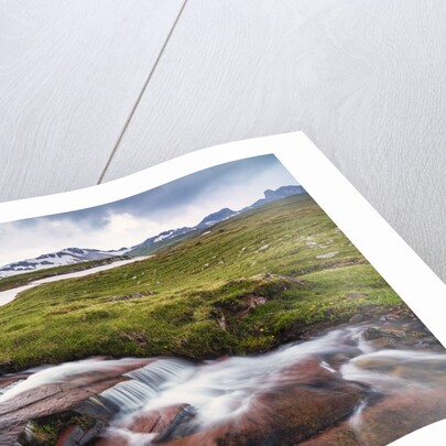 Mountain creek at the Swiss Tectonic Arena Sardona by Anonymous