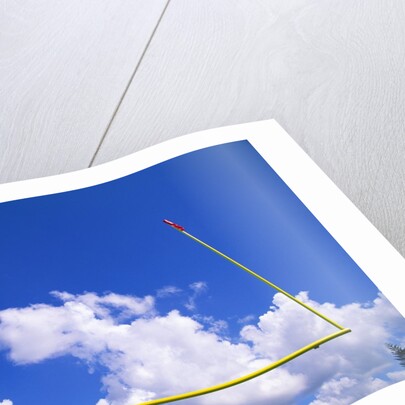 Football Goal Posts Against Sky by Anonymous