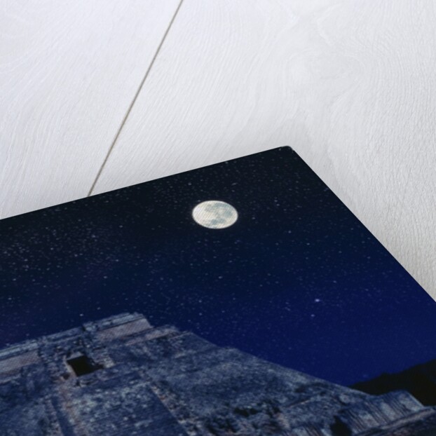 Pyramid of the Magician at Night by Anonymous