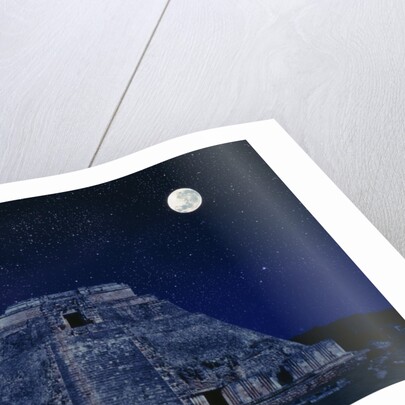 Pyramid of the Magician at Night by Anonymous