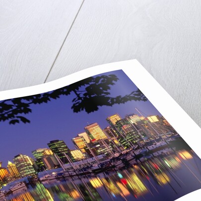 Vancouver and Lost Lagoon at Night by Anonymous