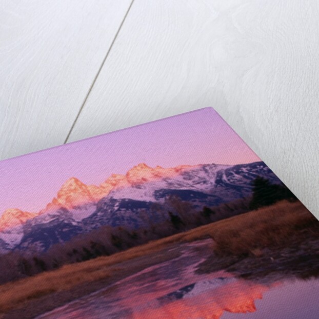 Snow-Capped Mountains at Daybreak by Anonymous