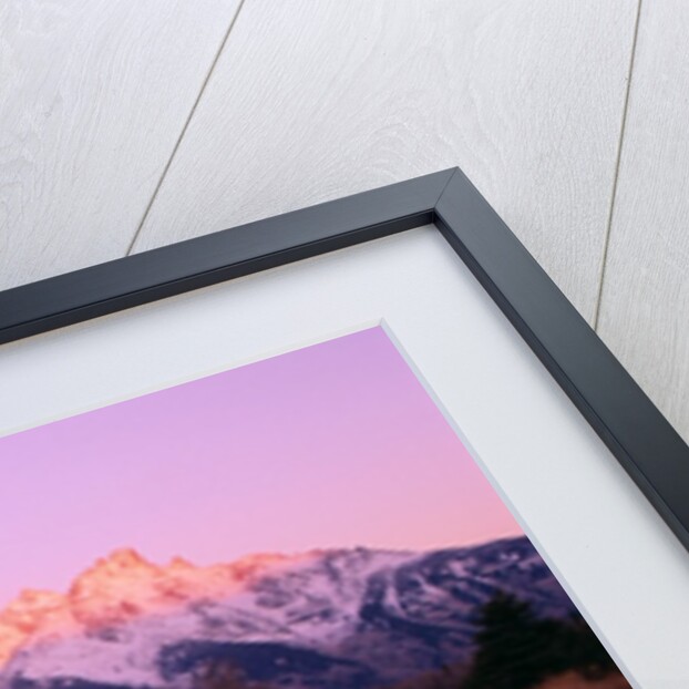 Snow-Capped Mountains at Daybreak by Anonymous