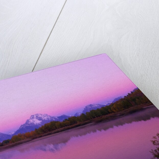 Mount Moran Rises Above Snake River by Anonymous