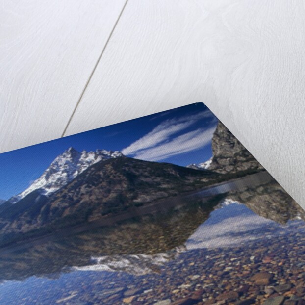 Water Reflecting Teton Range by Anonymous