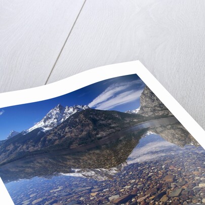 Water Reflecting Teton Range by Anonymous