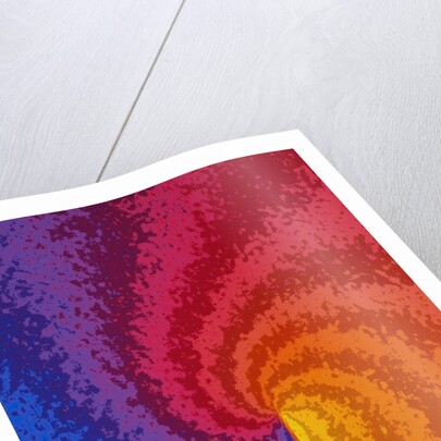 Rainbow Colored Spiral by Anonymous
