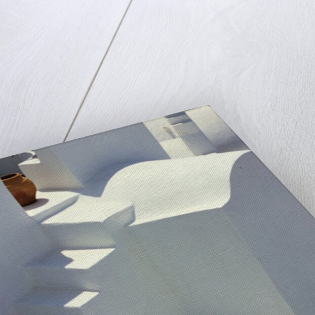 Stairway and Landing of a Whitewashed Church by Anonymous