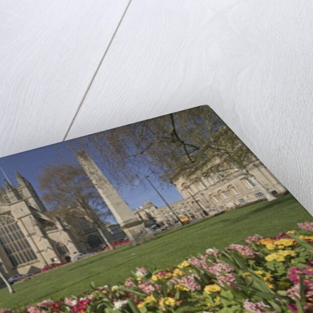 Gardens on East Side of Bath Abbey by Anonymous